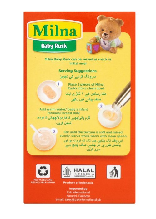 Milna Baby Rusk Mixed Fruits 130g