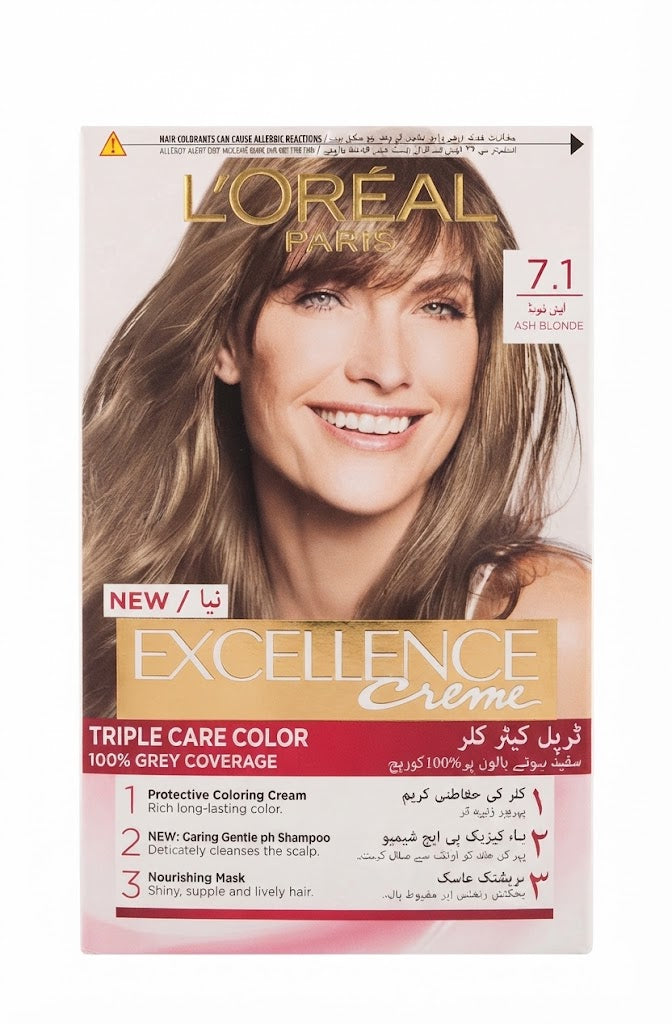 L'Oréal Paris Excellence Creme 7.1 Ash Blonde
