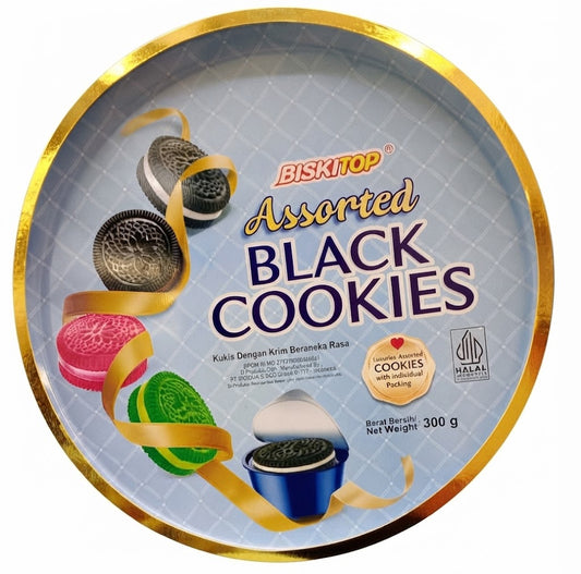 Biskitop Assorted Black Cookies 300g