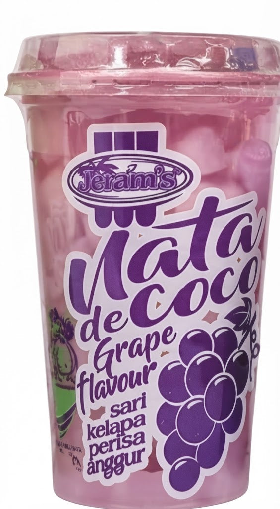 Jeram's Nata De Coco Grape Flavour 270g
