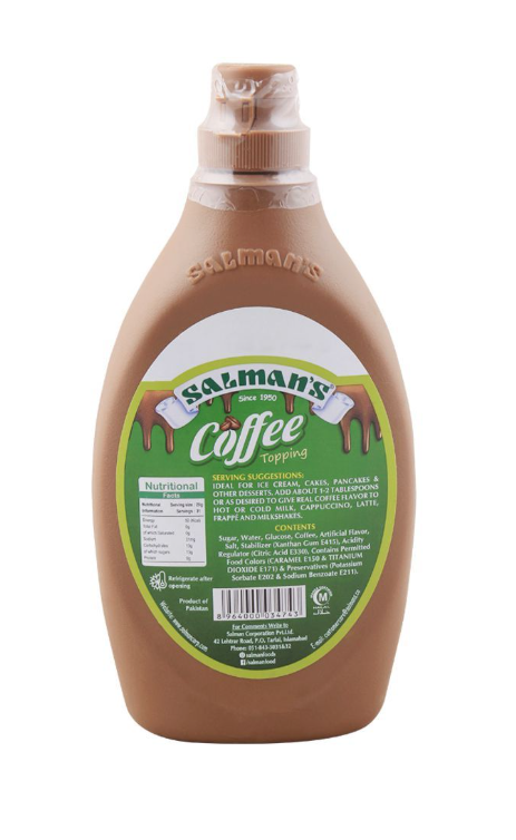 Salman's Coffee Topping 623g