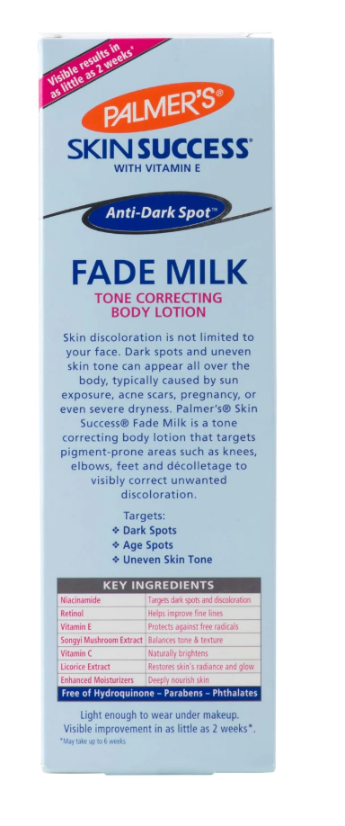 Palmer's Skin Success Fade Milk Tone Correcting Body Lotion 250ml
