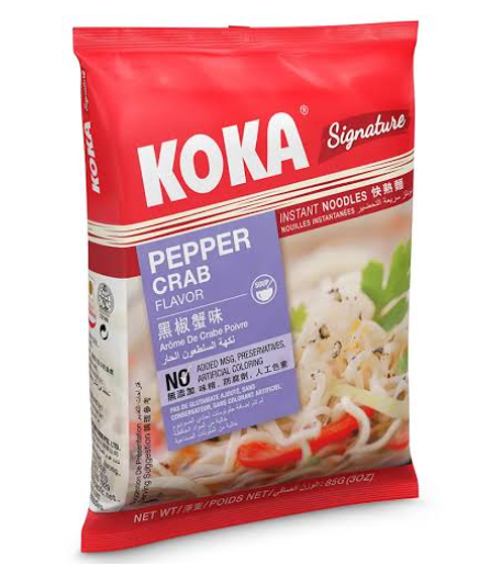 Koka Signature Pepper Crab Flavor Instant Noodles 85g
