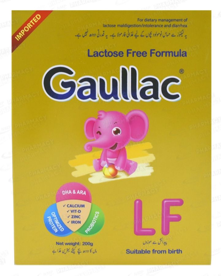 Gaullac Lactose Free Infant Formula LF 200g