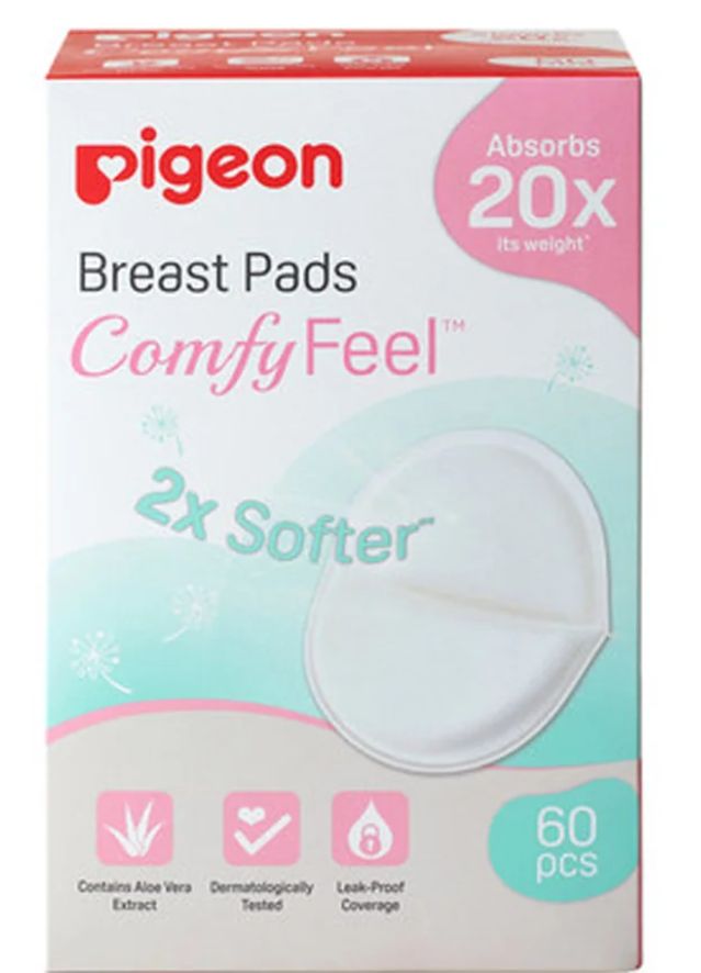 Pigeon Breast Pads Comfy Feel 60 Pcs