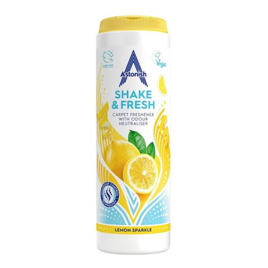 Astonish Shake & Fresh Carpet Freshener – Lemon Sparkle –350ml