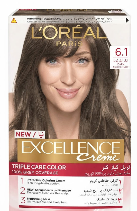 L'Oréal Paris Excellence Creme 6.1 Dark Ash Blonde