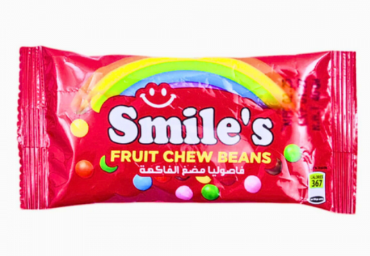 Smile's Fruit Chew Beans 40g