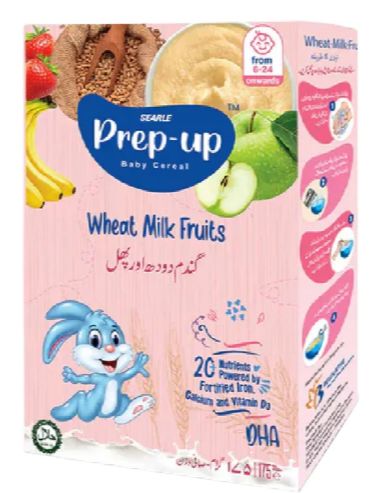 Searle Prep-Up Baby Cereal Wheat Milk Fruits 175g