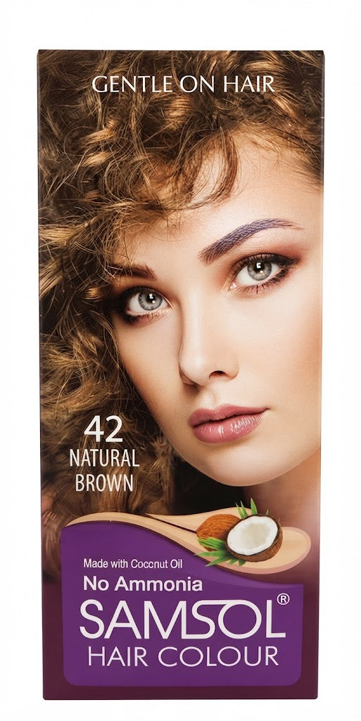 Samsol Hair Colour 42 Natural Brown