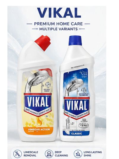 Vikal Toilet & Bathroom Cleaner – Multiple Variants 500ml