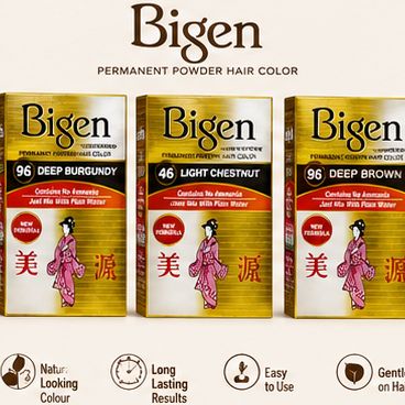 Bigen Permanent Powder Hair Color – Assorted Shades