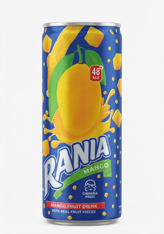 Rania Mango Fruit Drink With Real Fruit Pieces 250ml
