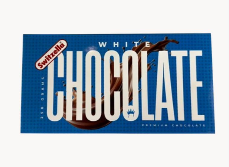 Switzella White Chocolat Cooking & Edible Chocolate 250g