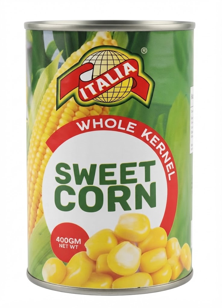 Italia Whole Kernel Sweet Corn 400g