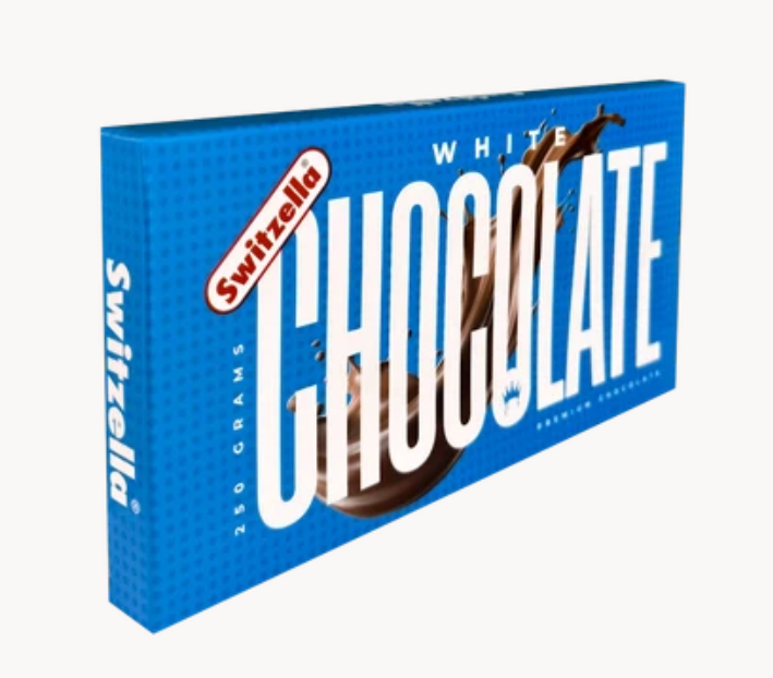 Switzella White Chocolat Cooking & Edible Chocolate 250g