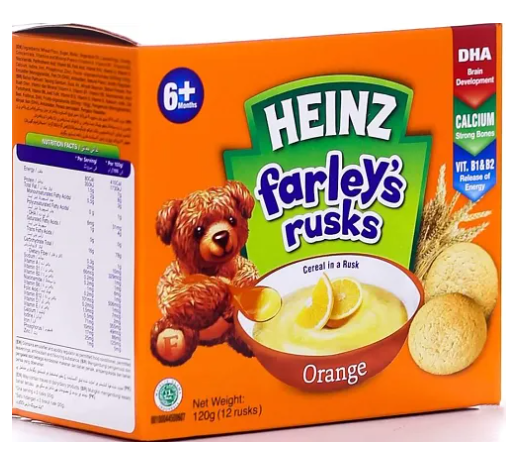 Heinz Farley's Rusks Orange 120g