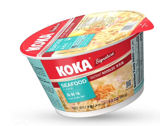 Koka Signature Seafood Instant Noodles Bowl 90g