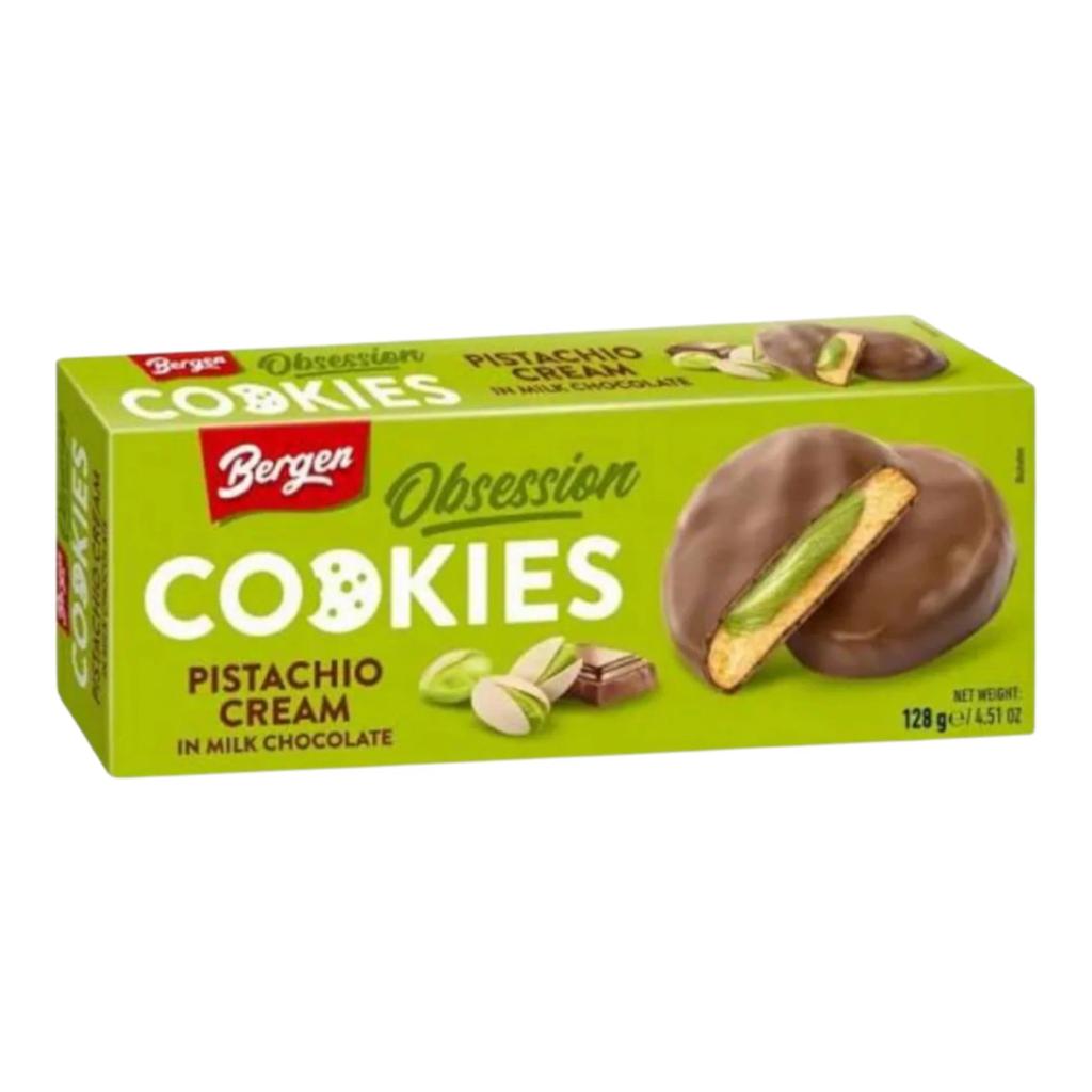 Bergen Obsession Cookies Pistachio Cream in Milk Chocolate 128g
