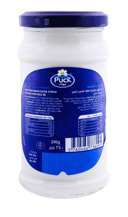 Puck Processed Cream Cheese Spread 240g