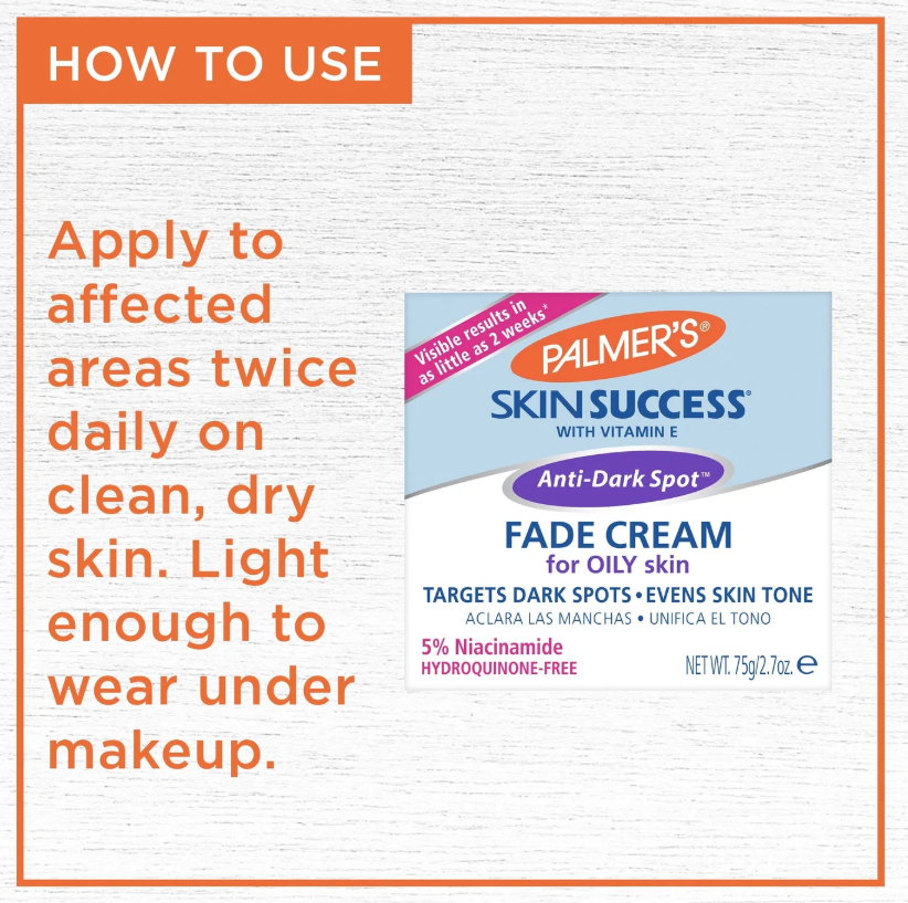 Palmer's Skin Success Anti-Dark Spot Fade Cream for Oily Skin 75g
