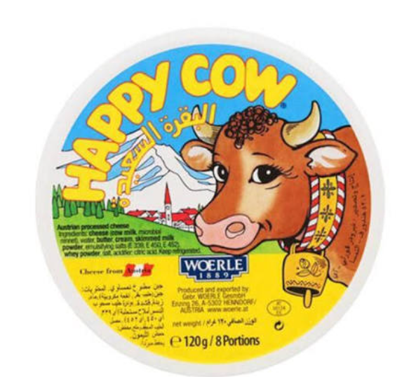 Happy Cow Austrian Processed Cheese 120g